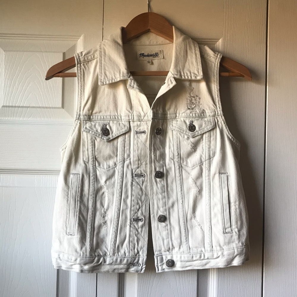 Madewell denim vest